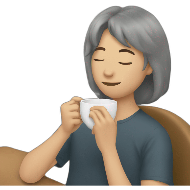 Person drinking tea emoji