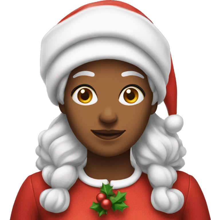 Christmas Mrs clause  emoji