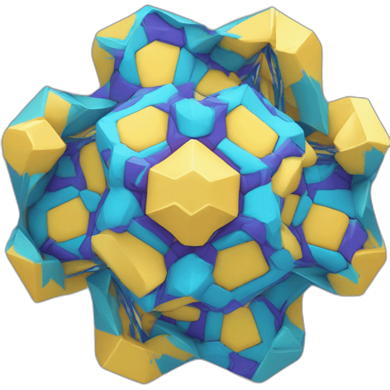 a chiral irregular icosagon (20-sided polygon) with fourfold (90°) rotational symmetry emoji