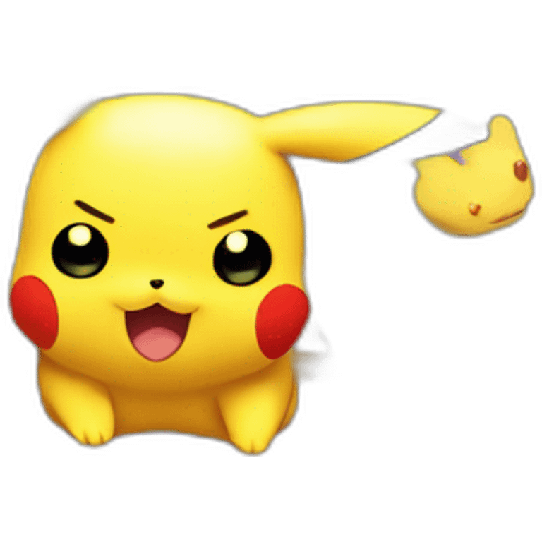 Pikachu qui fait un cœur emoji