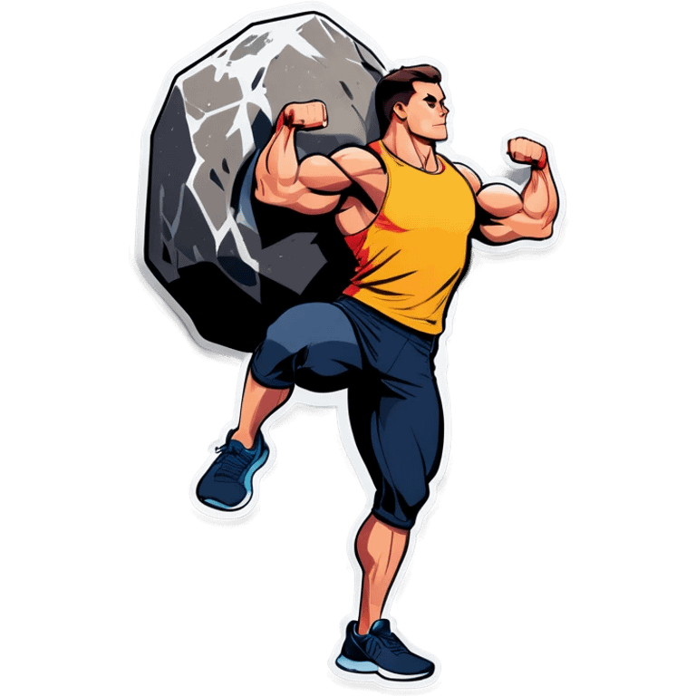 Boulder Lifting emoji