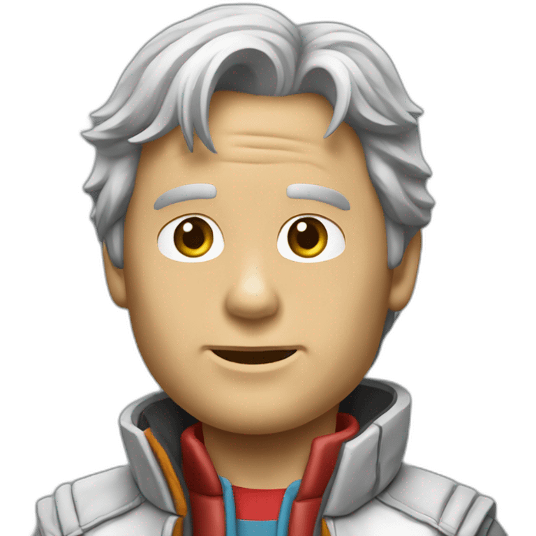 Marty McFly（Back to the Future) emoji