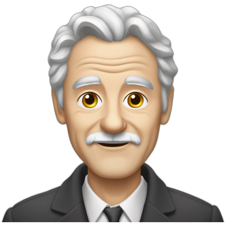 Old white man, in his 80s, gray hair, Raimonds Paul, componist, pianist, no beards emoji