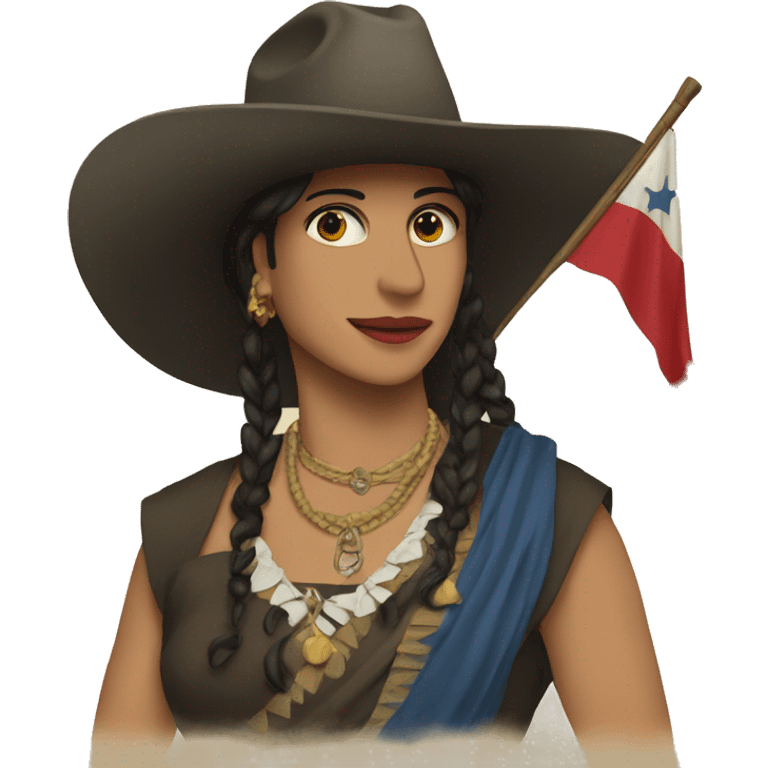 Bandera gitana emoji