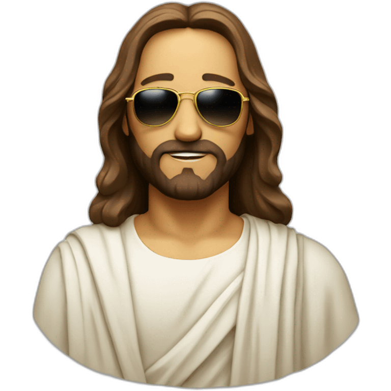 jesus with sunglasses emoji