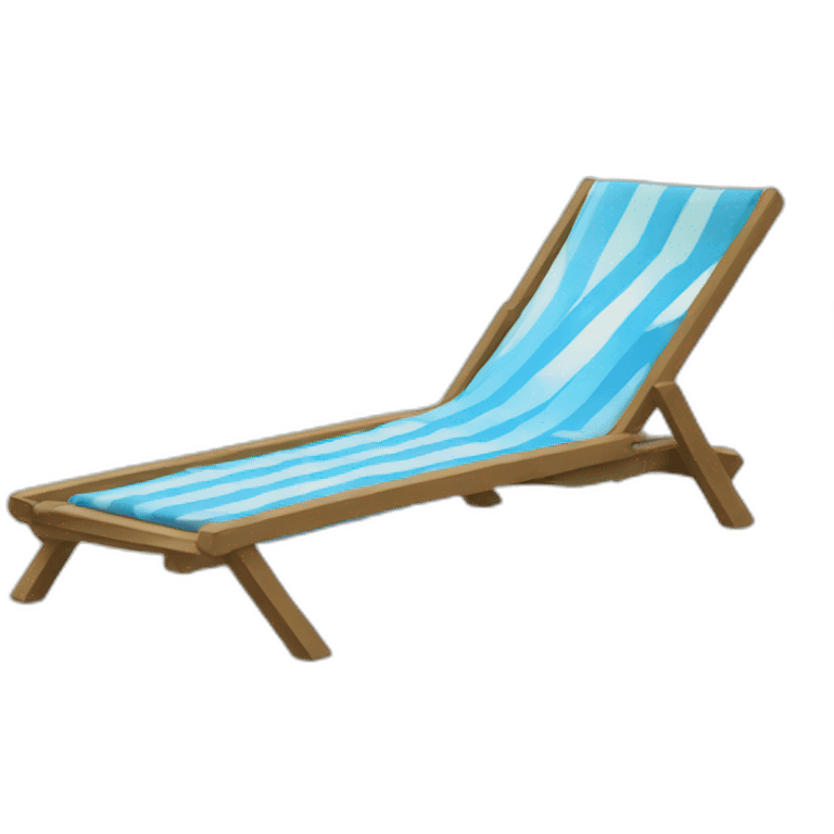 beach lounger emoji