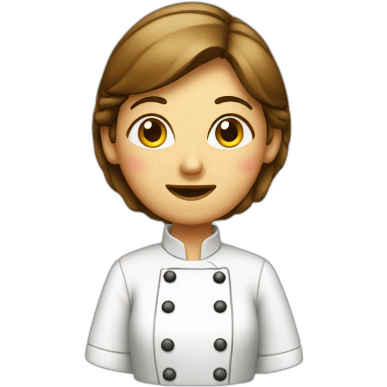 italian chef lady listening emoji