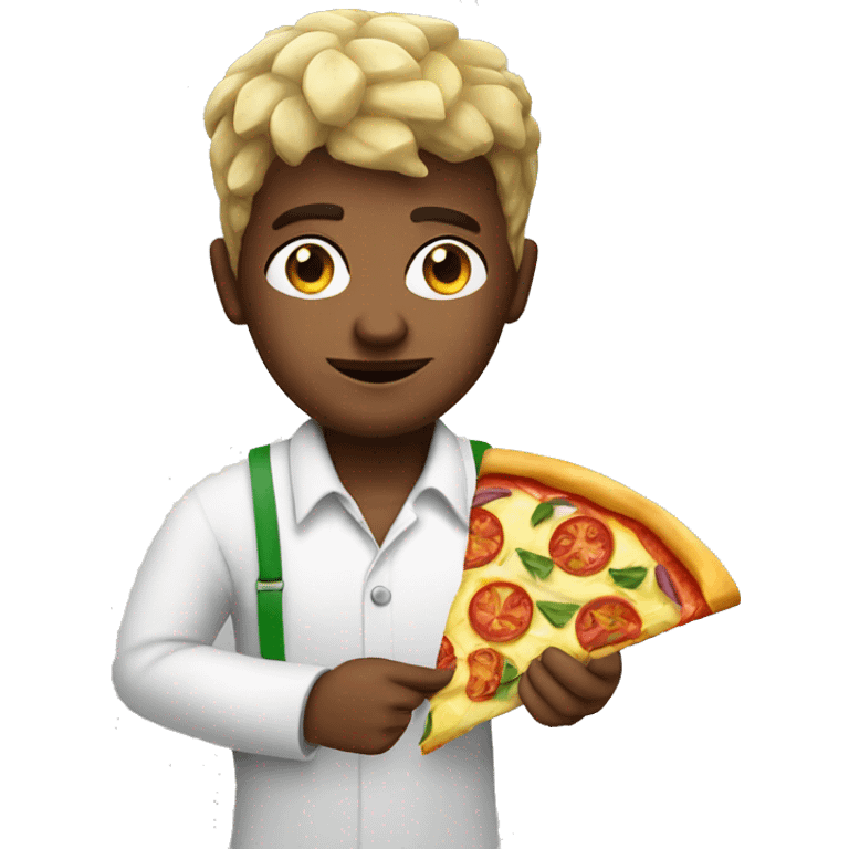 Italian with pineapple pizza emoji