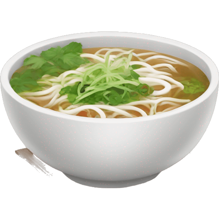 bowl of pho emoji