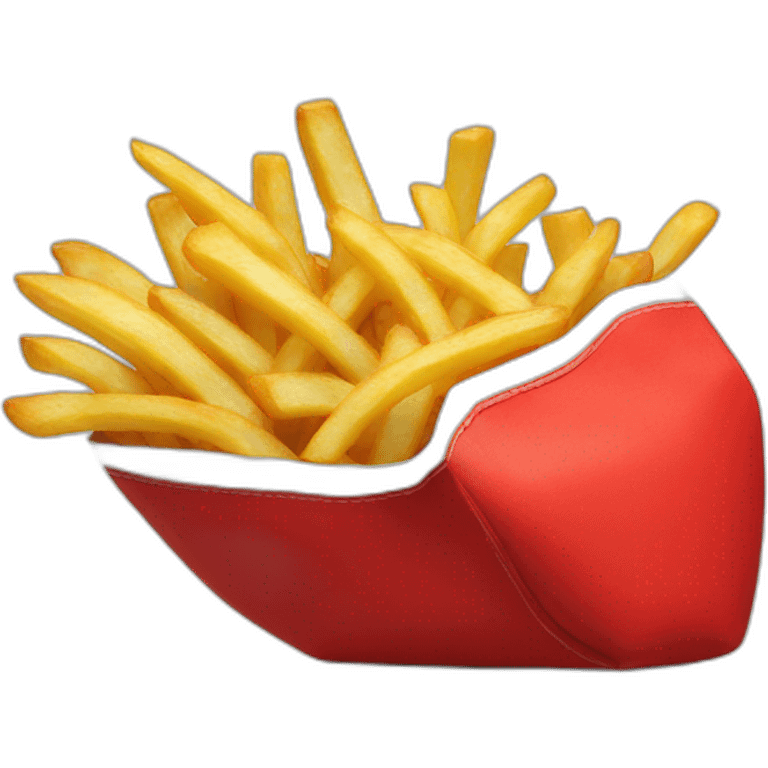 french fries in a red bag emoji