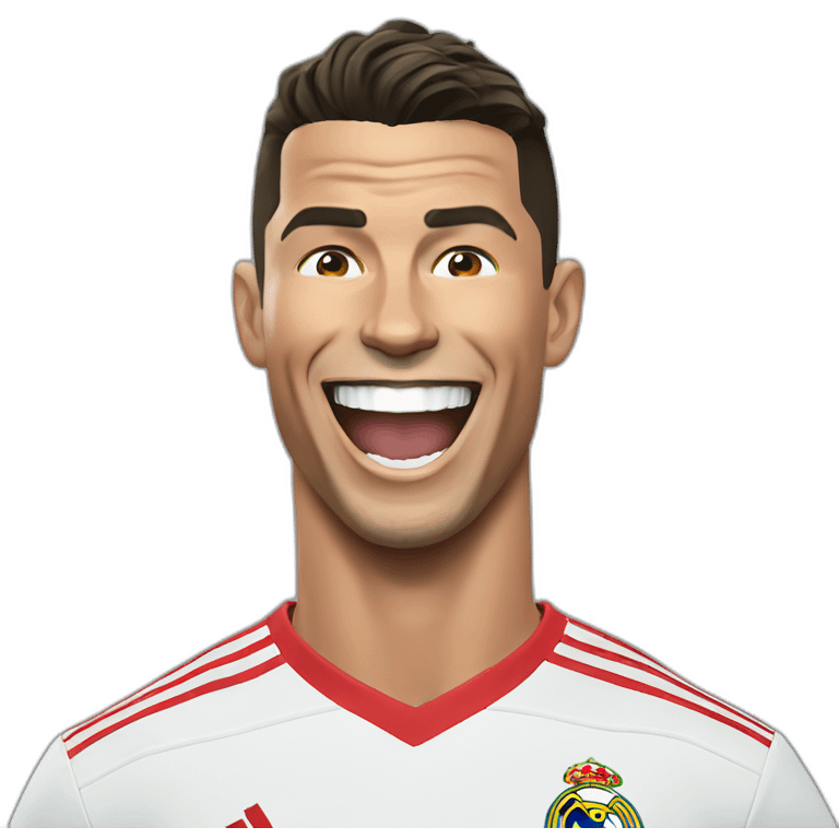 cristiano ronaldo laugh emoji