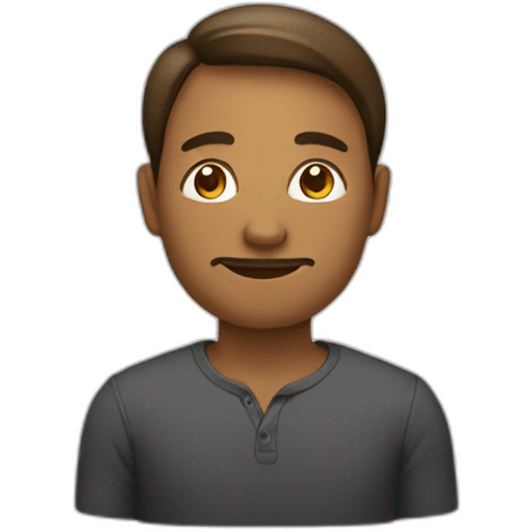 homme avec un dégradé  emoji