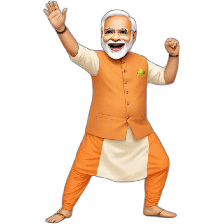 narendra modi dancing emoji