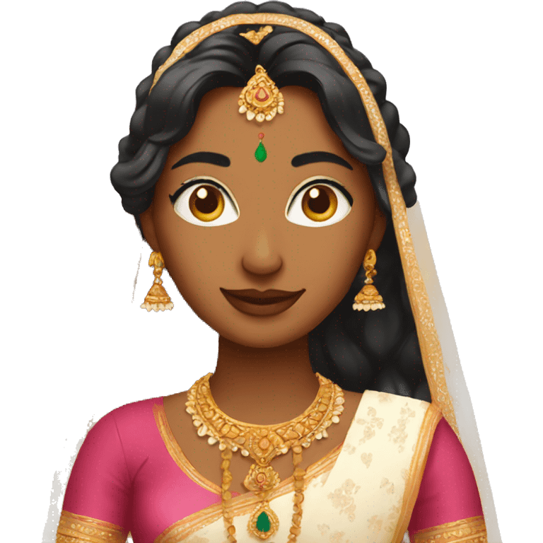 Indian bride honeymoon emoji