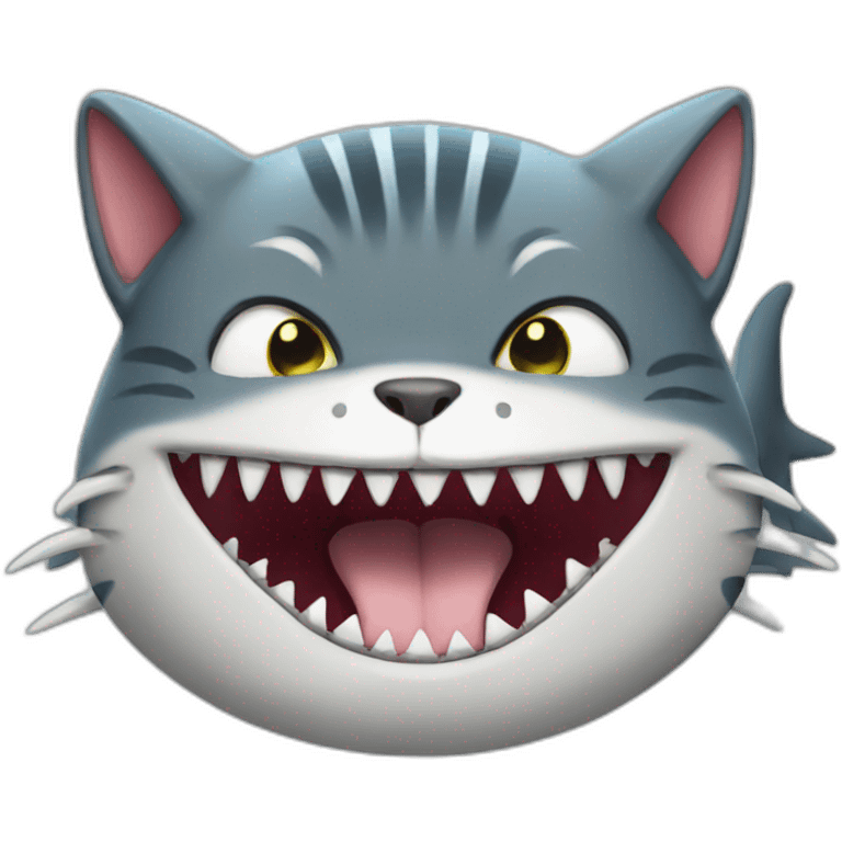 shark cat emoji