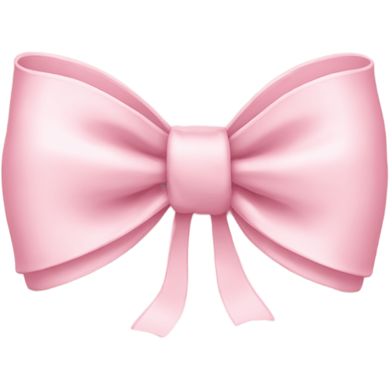 Cute light pink bow  emoji