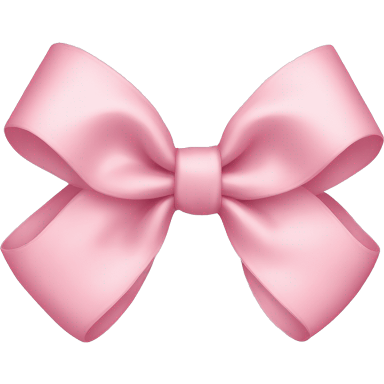 light pink bow on light pink bow emoji