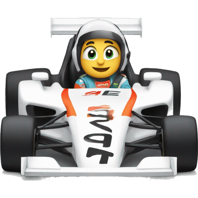 iphone and race car emoji