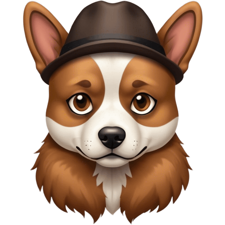 Gangster dog  emoji