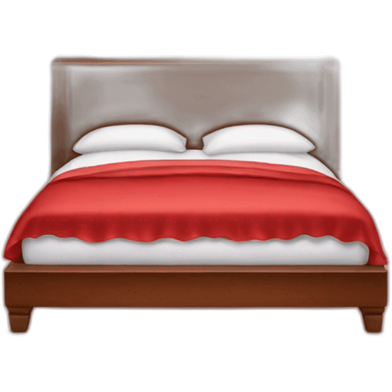 red silky bed emoji