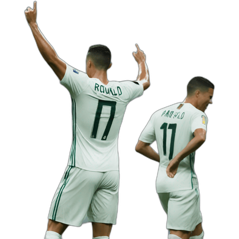 ronaldo celebration emoji