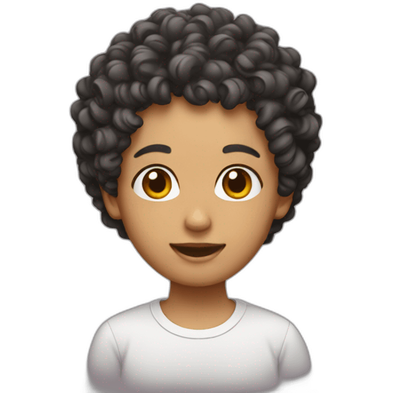 curly-short-hair emoji