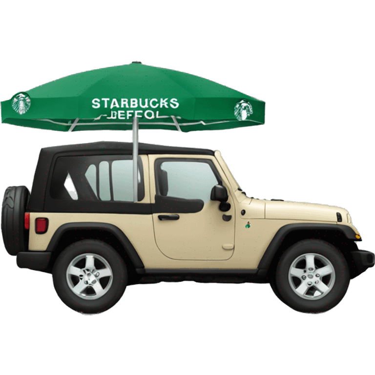 Starbucks jeep  emoji