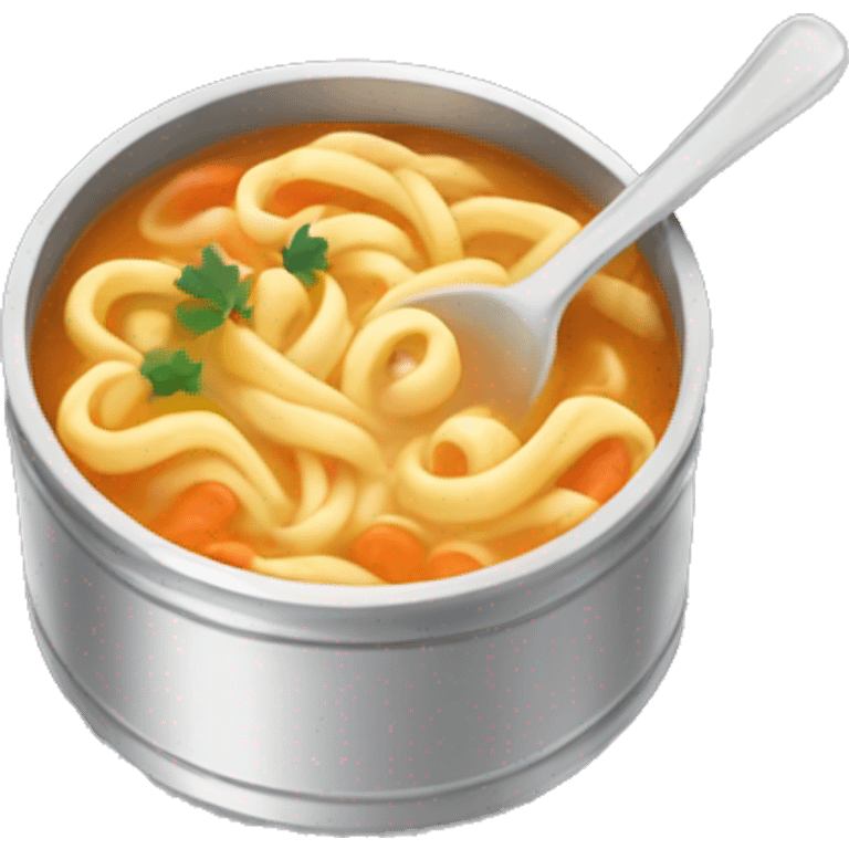 Canned Chicken noodle soup  emoji