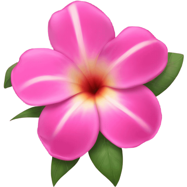 Hawaiian flower that’s pink and dainty  emoji