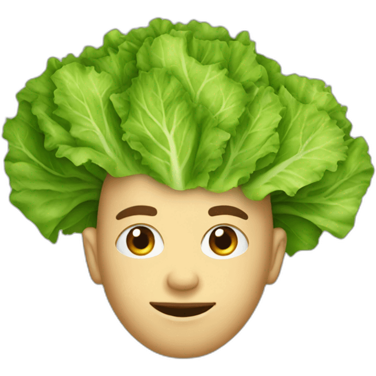 head of lettuce emoji