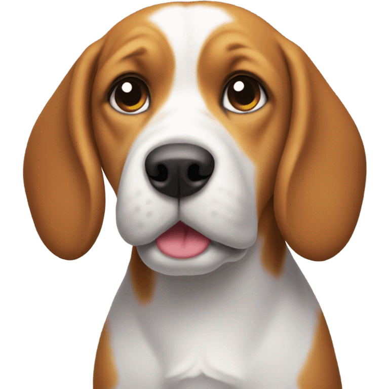 a fat beagle  emoji