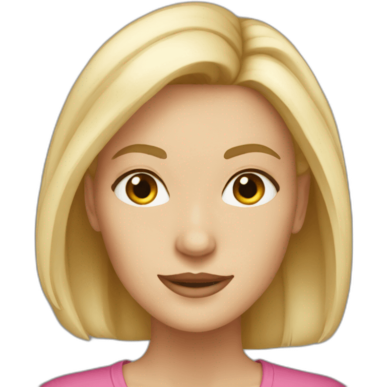 White Women beautiful physics emoji