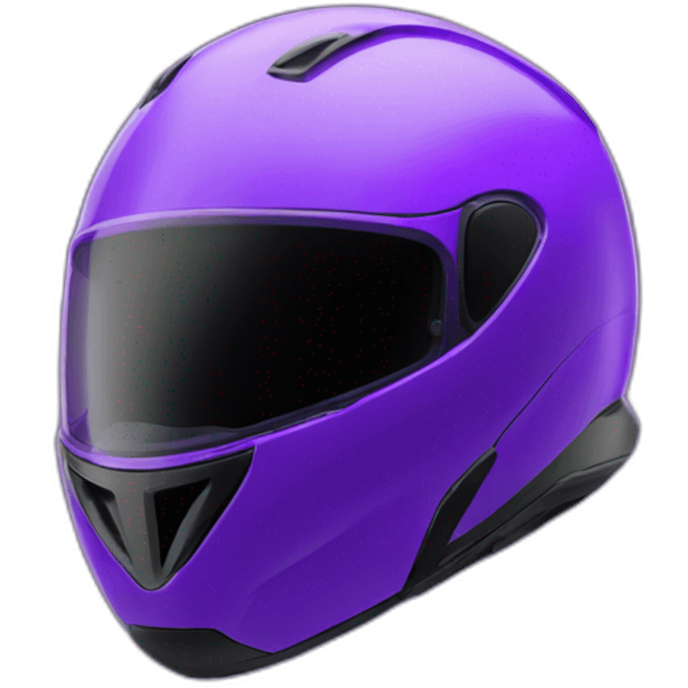 ultraviolet motorcycle helmet emoji