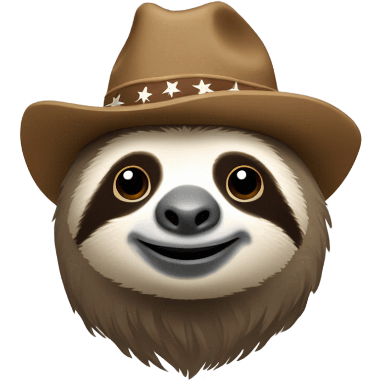 Country sloth emoji