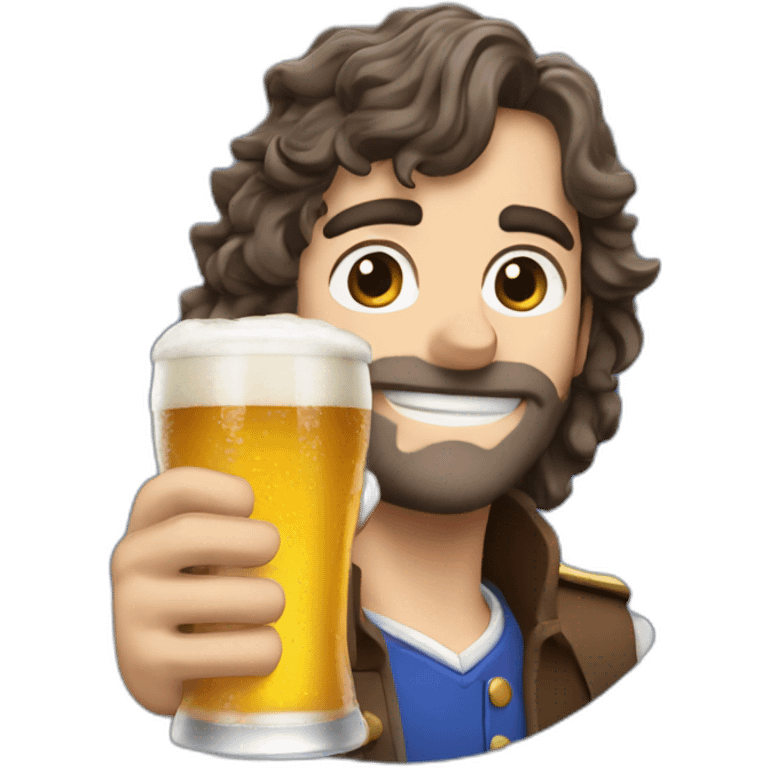 frodon sacquet drink a beer emoji