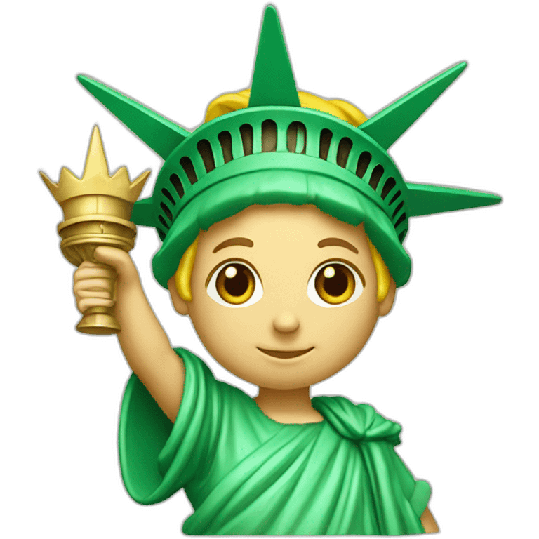 Statue of Liberty as elf emoji