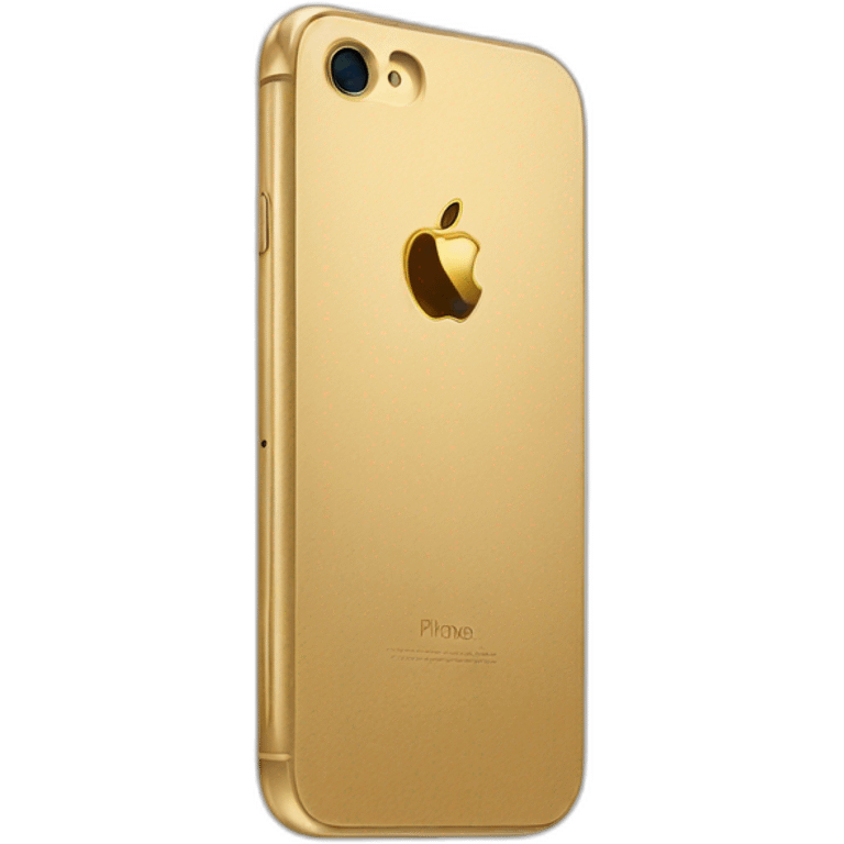 gold iphone emoji