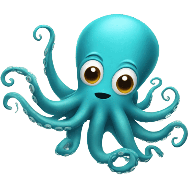 Octopus making high five emoji