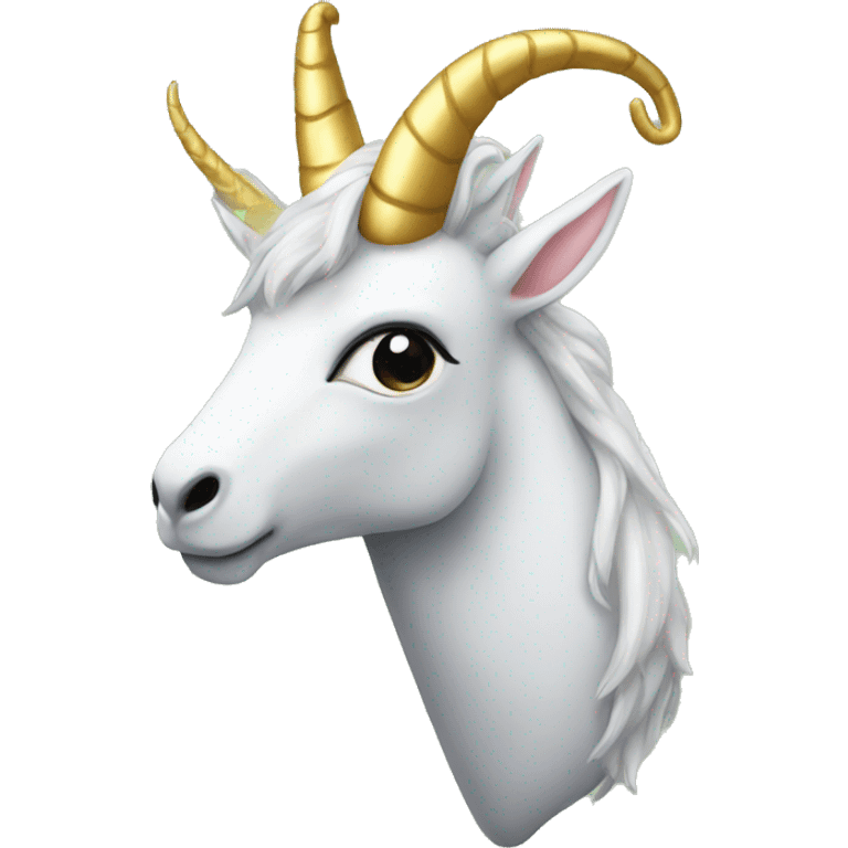 capricorn with unicorn horn emoji