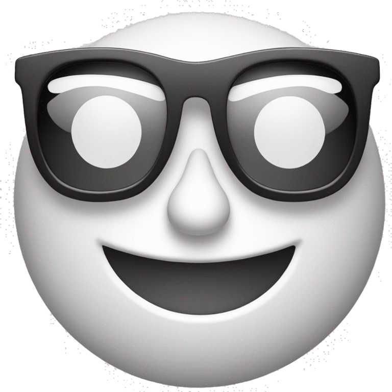 smiling face emoticon with enrico ruggeri white sunglasses emoji