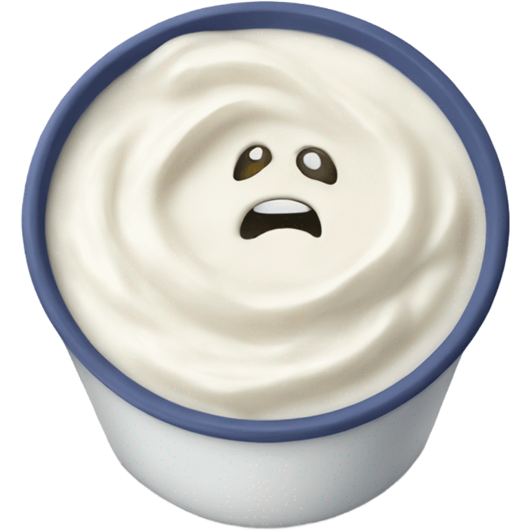 Yogurt sauce emoji