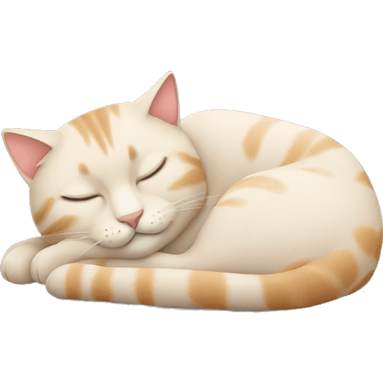 cat sleeping emoji