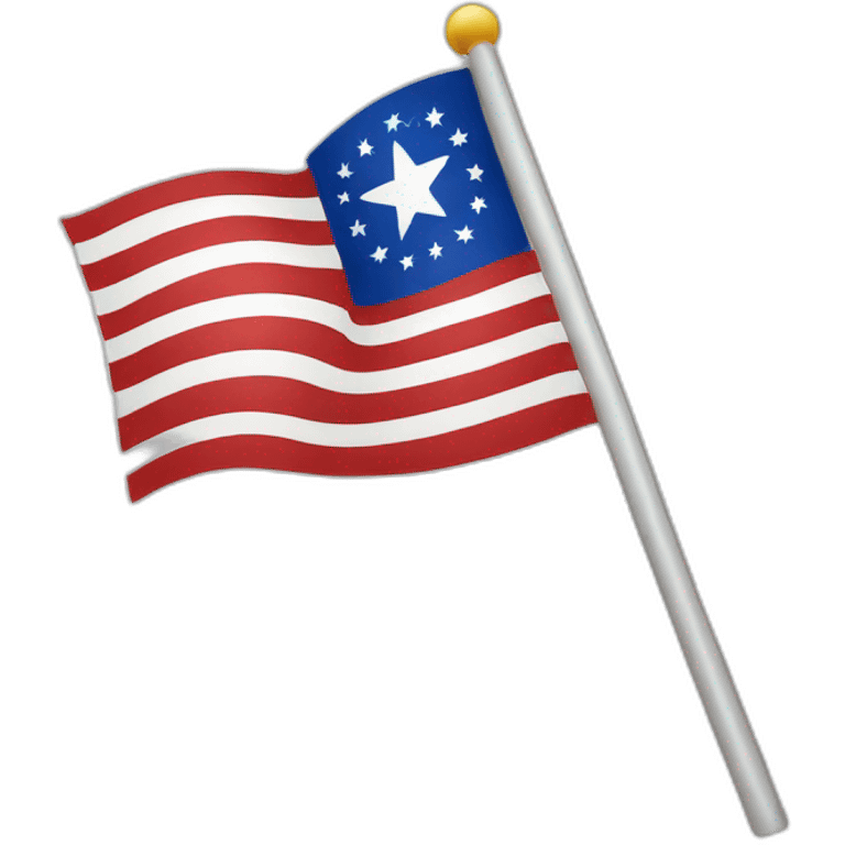 flag with star emoji