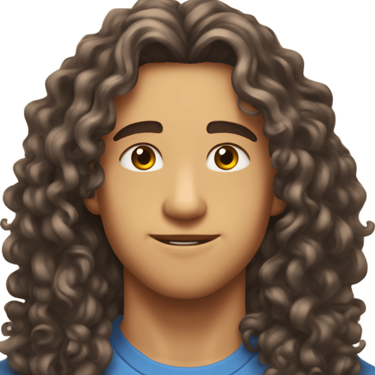 majestic very cute guy that wears makuo super cute and zesty long curly lucious locks fat 16 year old  emoji