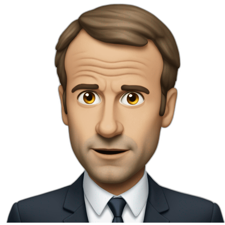 emanuel macron qui fume emoji