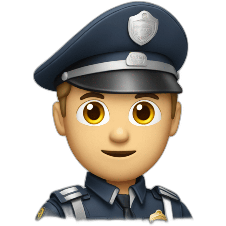 Policier à moto emoji