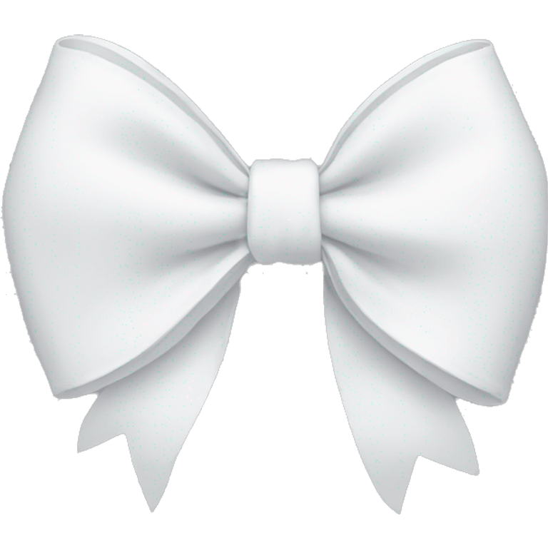 white bow emoji