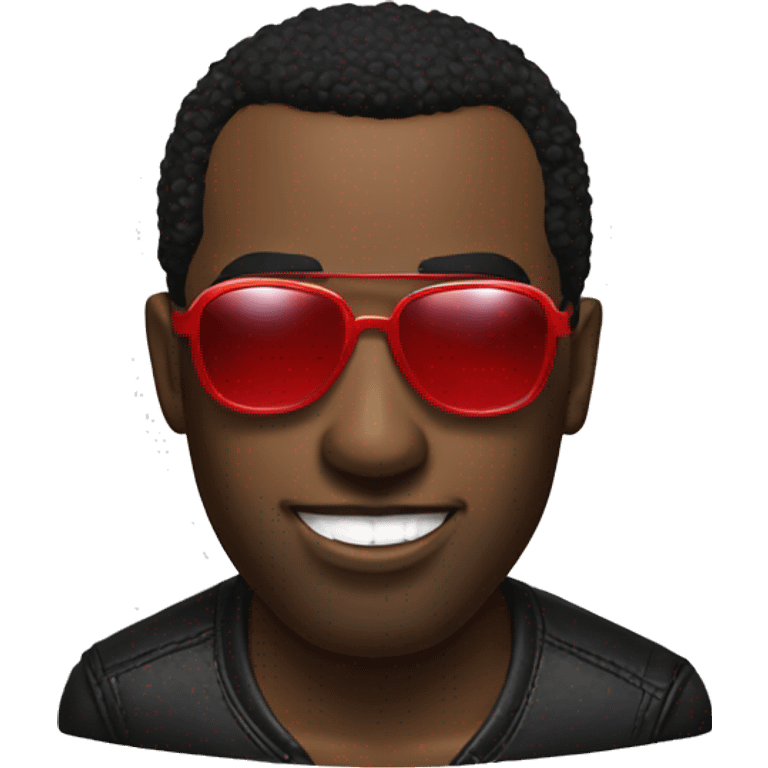 P diddy with red sunglasses emoji