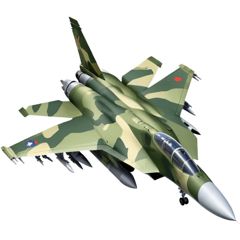 SU-35 Jet - Sukhoi (Model Year: 2020) (Iconic colour: Camouflage green) emoji