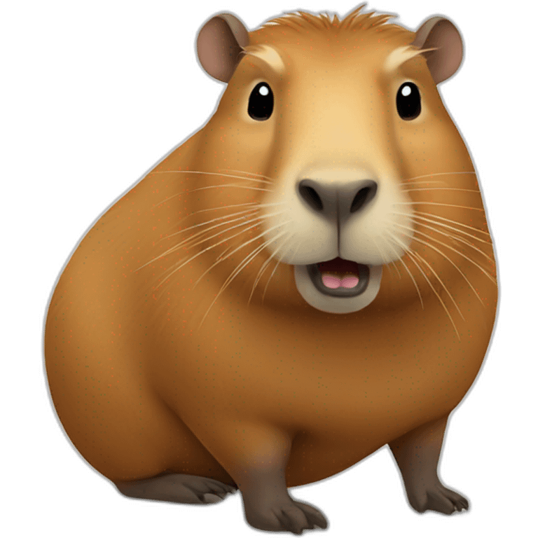 big capybara emoji